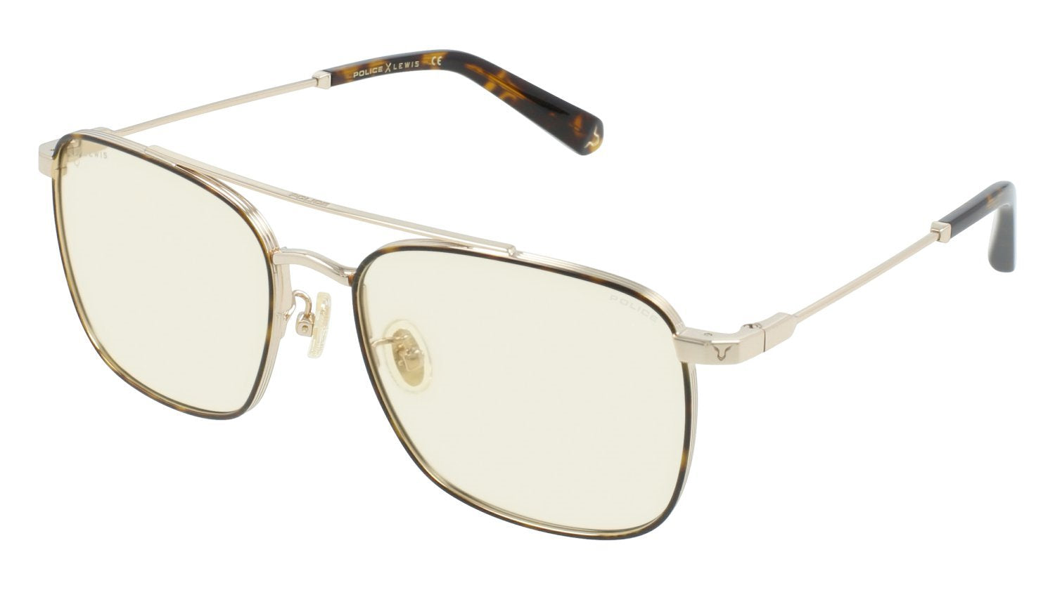 Color_320F - Shiny Rose Gold With Havana Parts