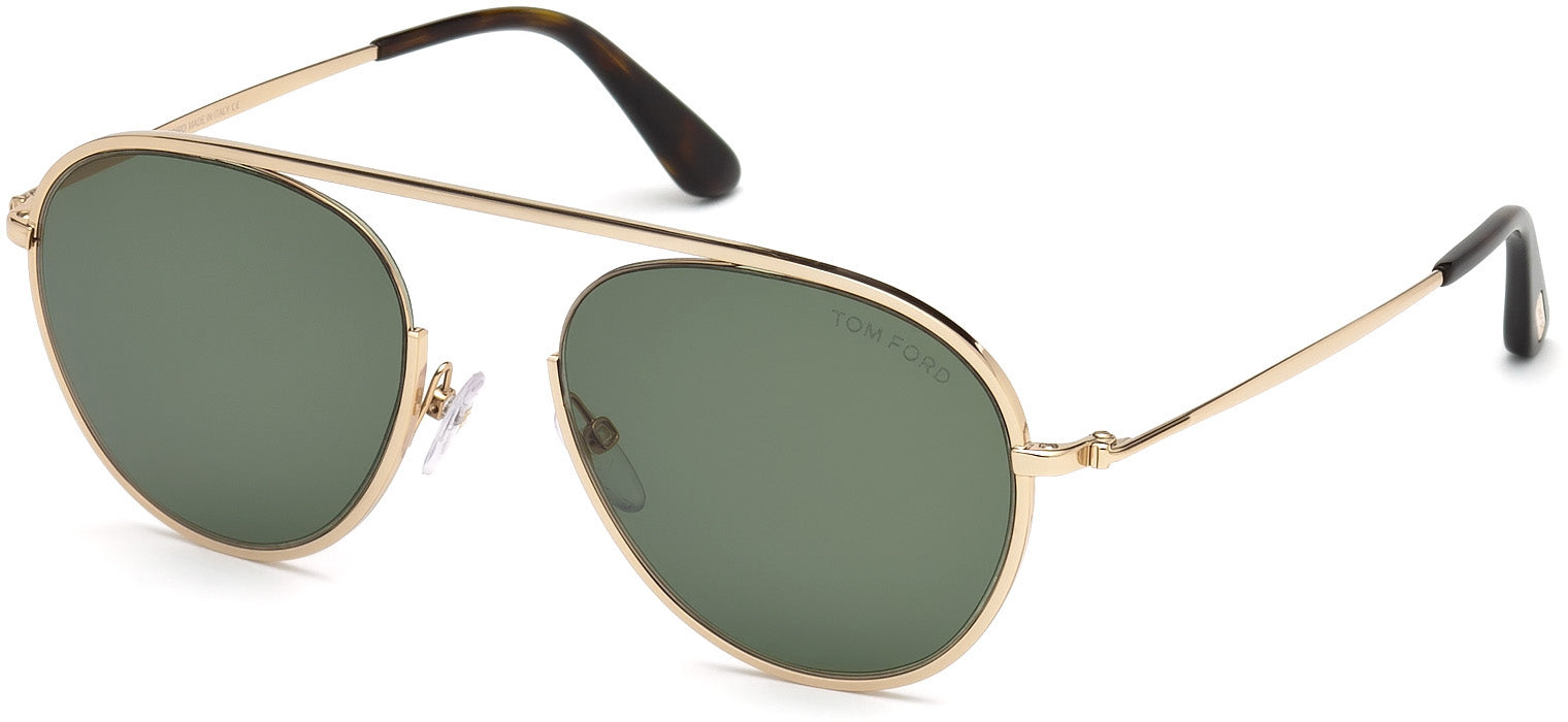 Color_28N - Shiny Rose Gold / Green