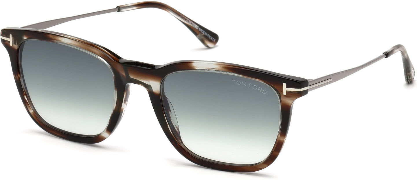 Color_50W - Dark Brown/other / Gradient Blue