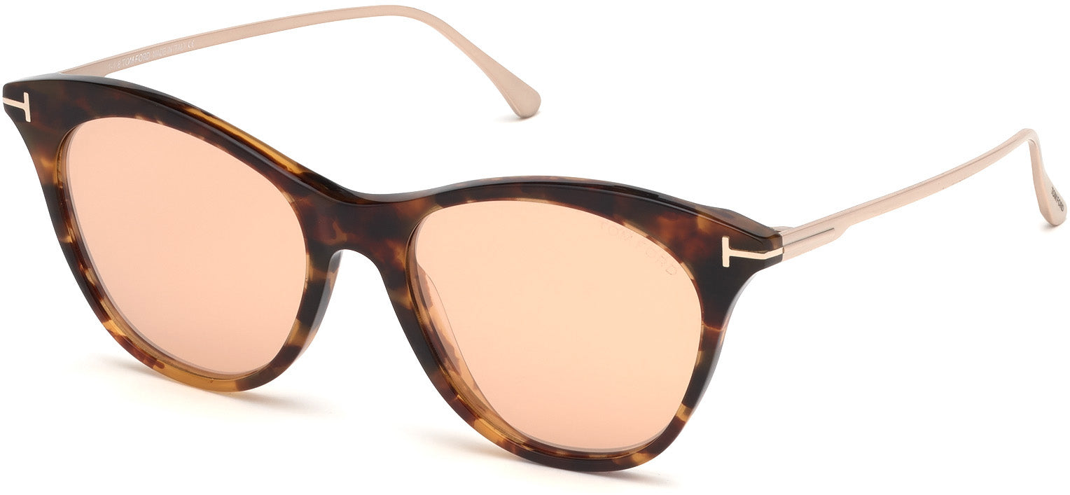 Color_55G - Coloured Havana / Brown Mirror