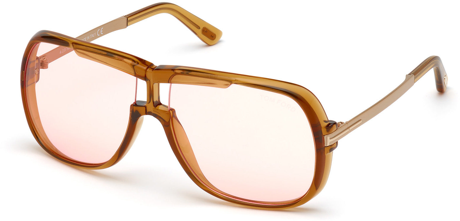 Color_45Y - Shiny Light Brown / Violet