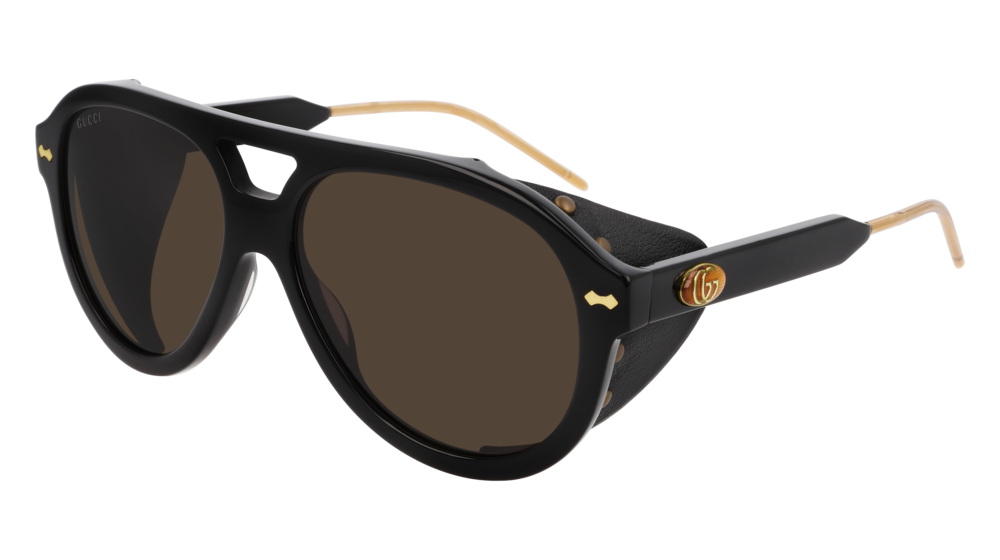 Color_GG0670S-001 - BLACK - BROWN