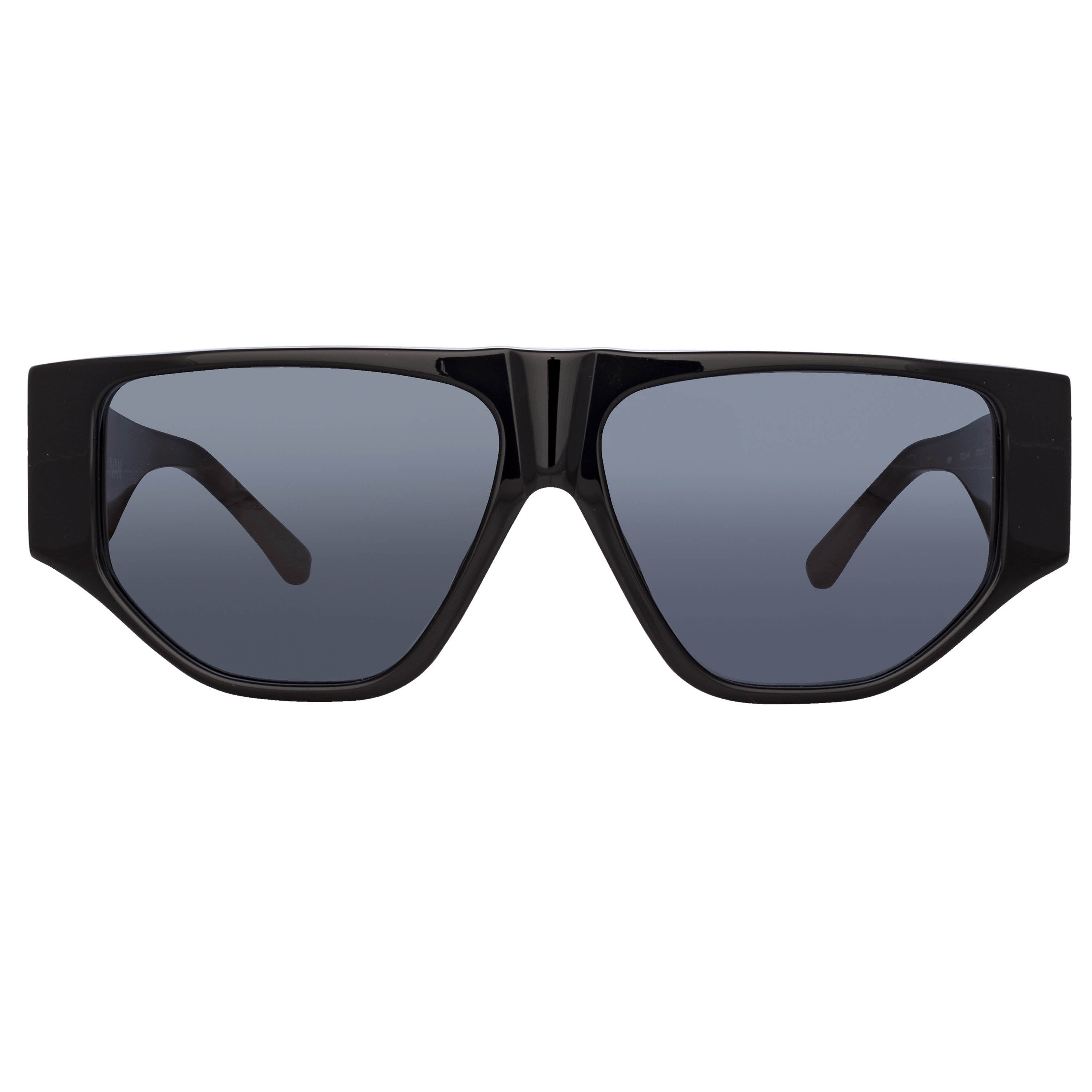 Color_ATTICO11C1SUN - The Attico Ivan Angular Sunglasses in Black