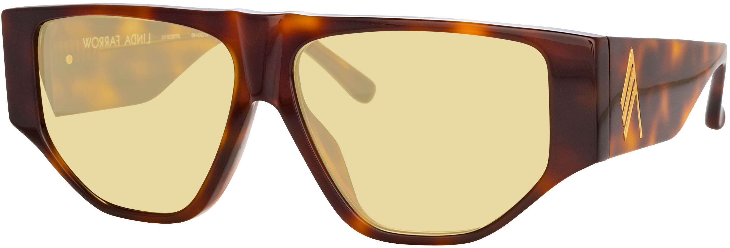 Color_ATTICO11C2SUN - The Attico Ivan Angular Sunglasses in Tortoiseshell