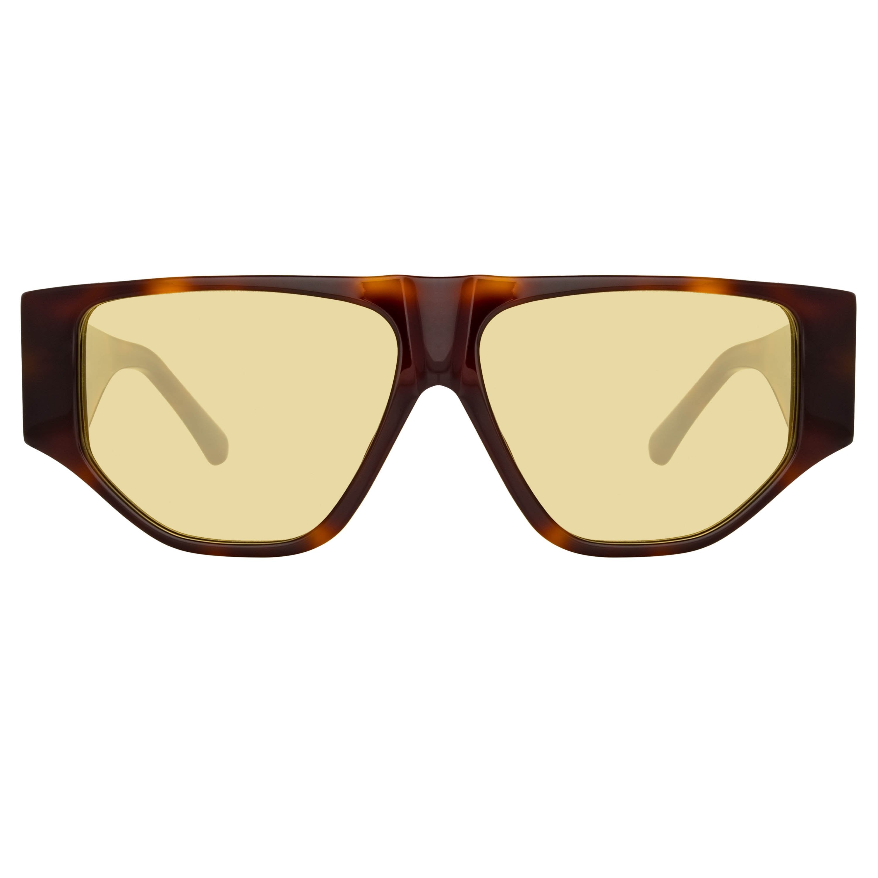Color_ATTICO11C2SUN - The Attico Ivan Angular Sunglasses in Tortoiseshell