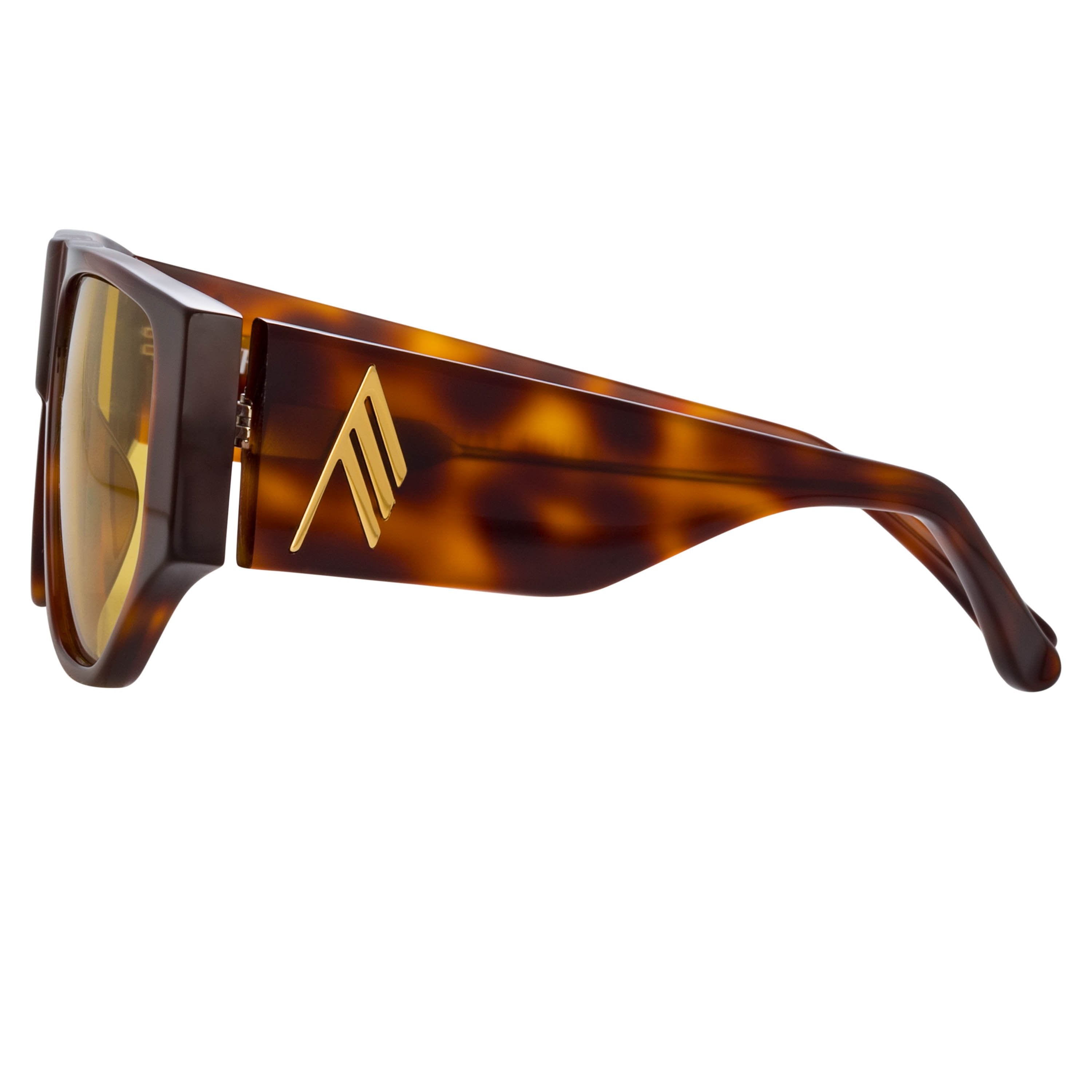 Color_ATTICO11C2SUN - The Attico Ivan Angular Sunglasses in Tortoiseshell