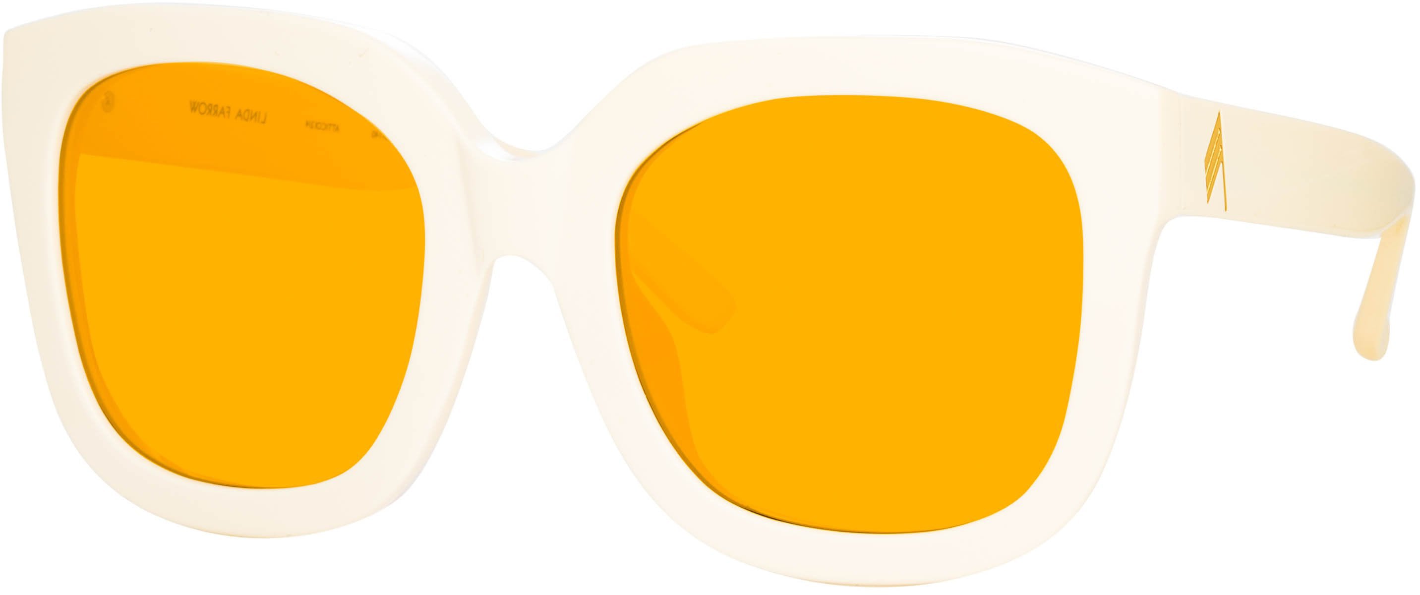 Color_ATTICO12C4SUN - The Attico Zoe Oversized Sunglasses in Cream
