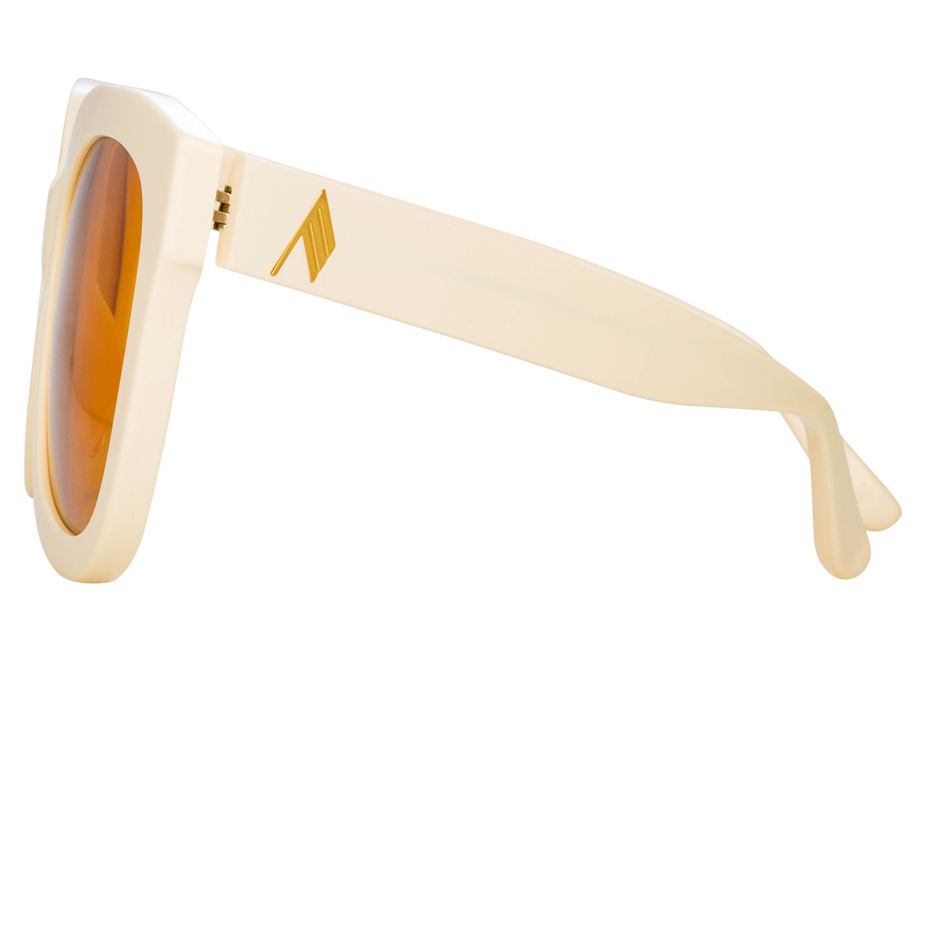 Color_ATTICO12C4SUN - The Attico Zoe Oversized Sunglasses in Cream