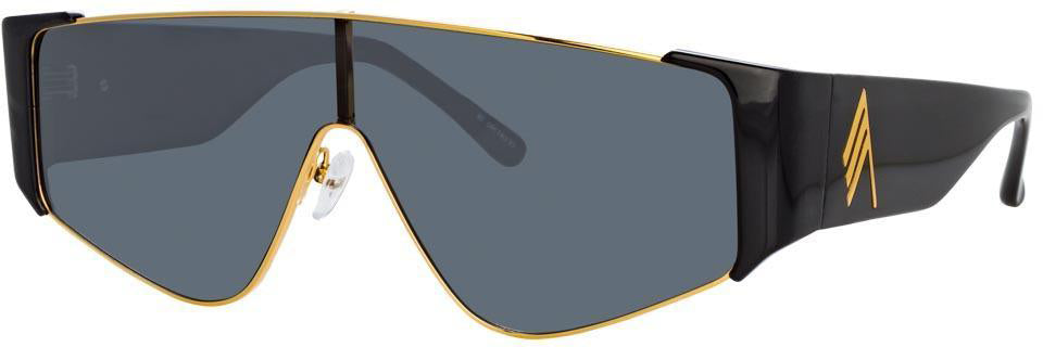 Color_ATTICO2C1SUN - The Attico Carlijn Shield Sunglasses in Black