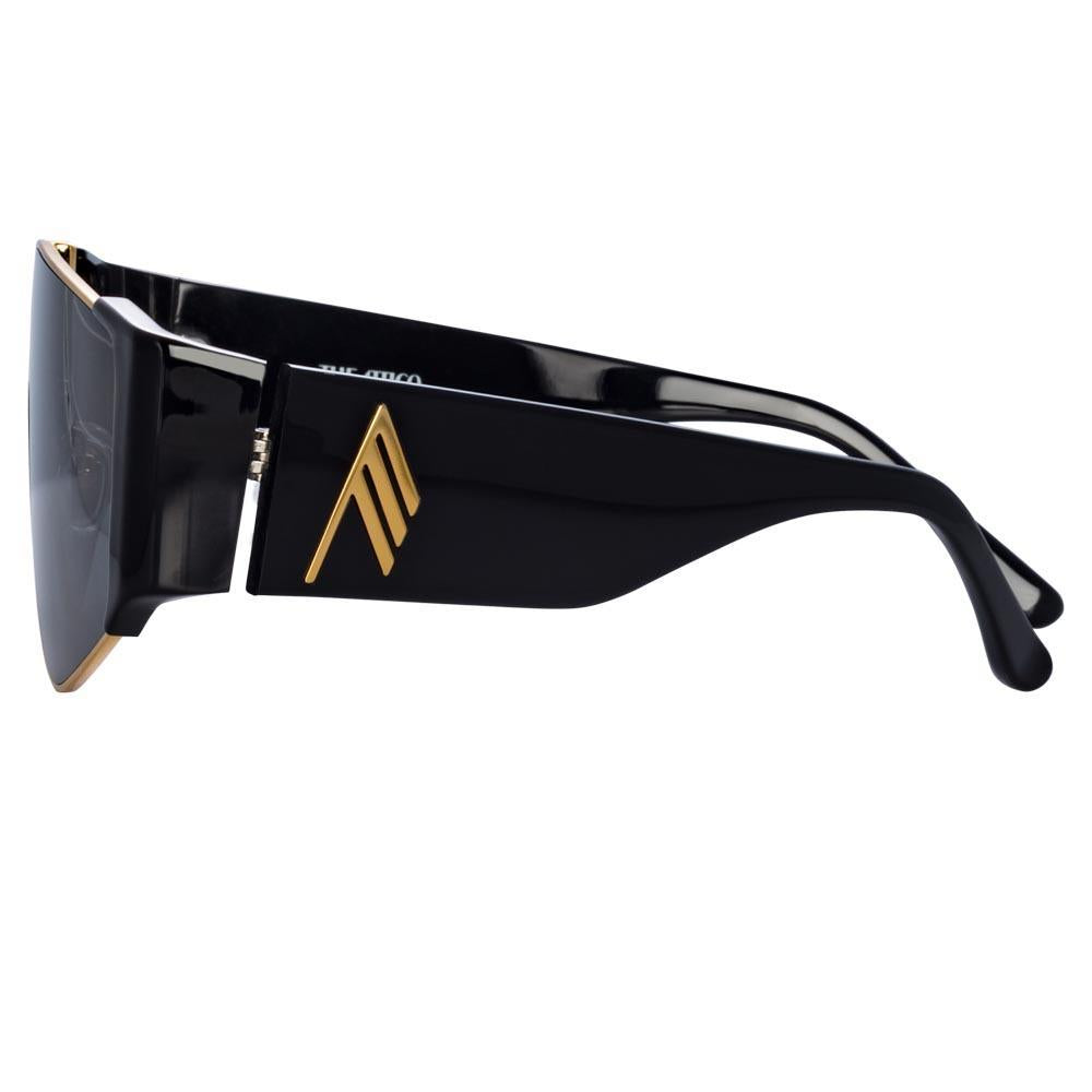 Color_ATTICO2C1SUN - The Attico Carlijn Shield Sunglasses in Black