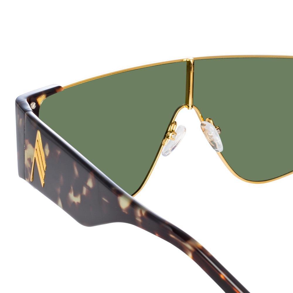Color_ATTICO2C2SUN - The Attico Carlijn Shield Sunglasses in Tortoiseshell