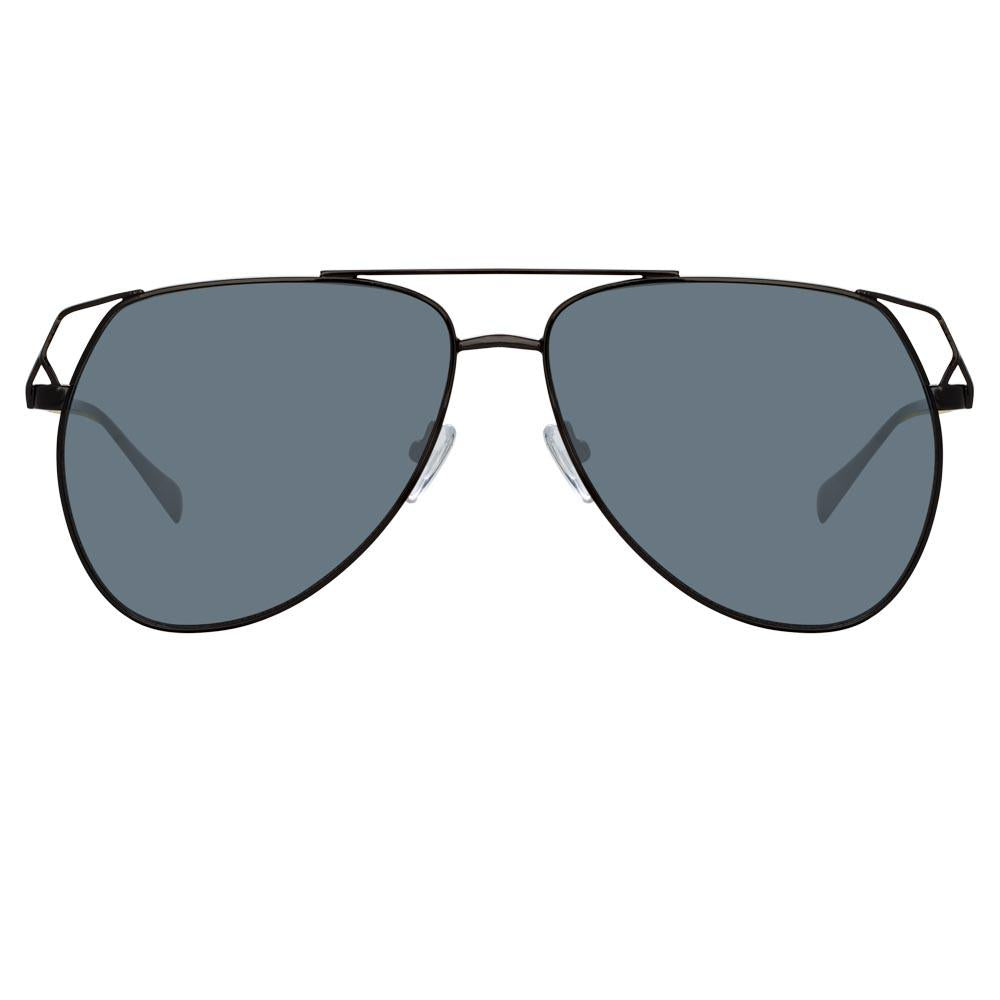 Color_ATTICO4C1SUN - The Attico Telma Aviator Sunglasses in Black