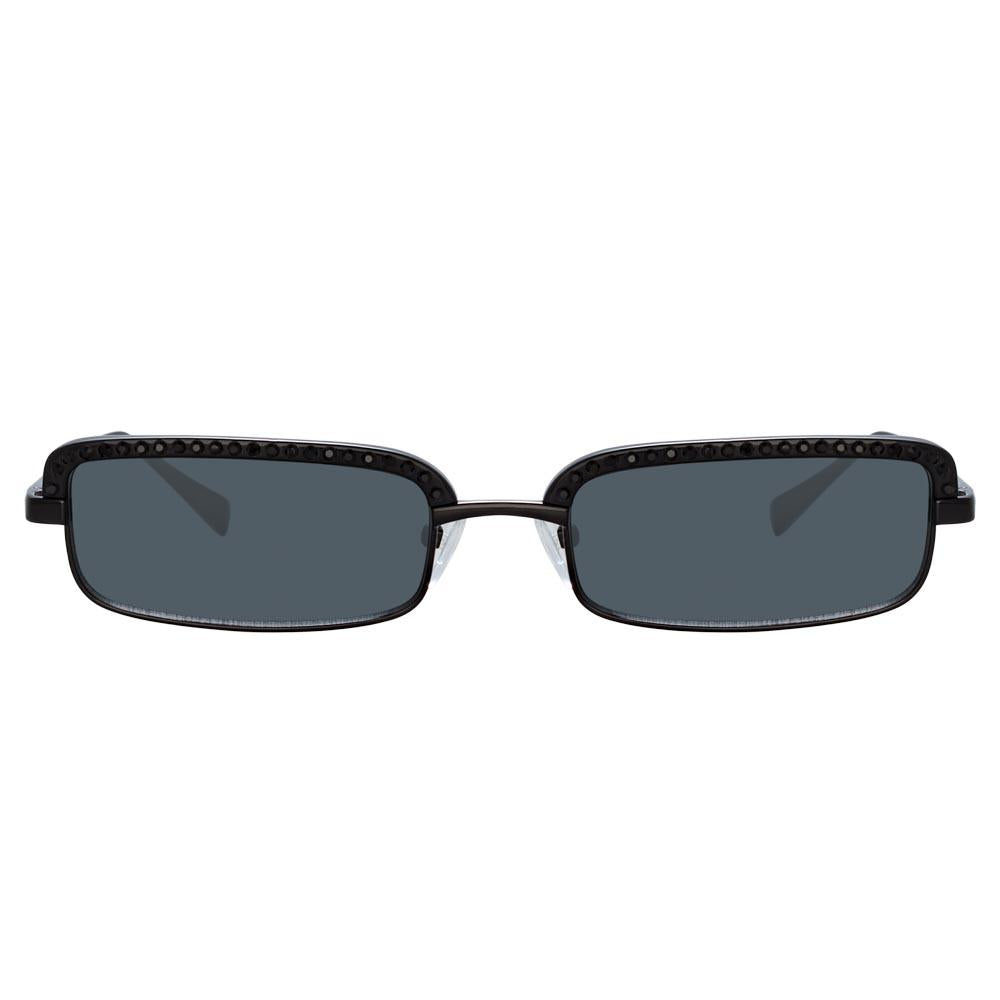 Color_ATTICO5C1SUN - The Attico Dana Rectangular Sunglasses in Black