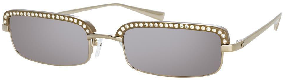 Color_ATTICO5C3SUN - The Attico Dana Rectangular Sunglasses in Silver