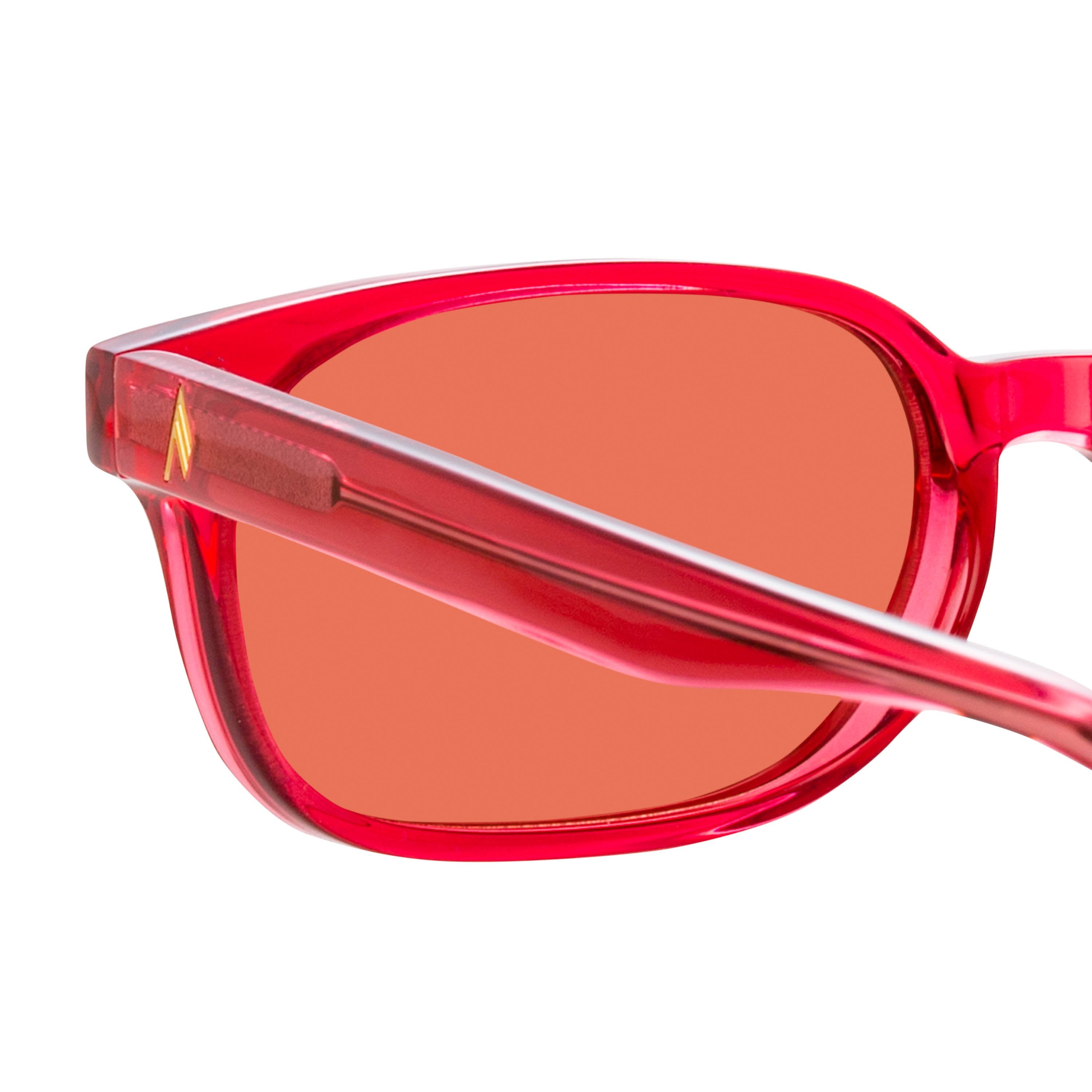 Color_ATTICO9C4SUN - The Attico Gigi Rectangular Sunglasses in Red