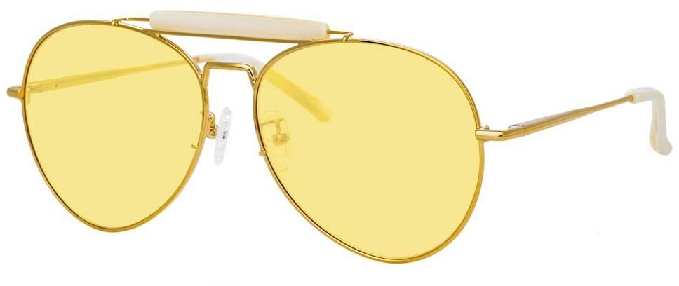 Color_DVN187C2SUN - Dries Van Noten 187 C2 Aviator Sunglasses