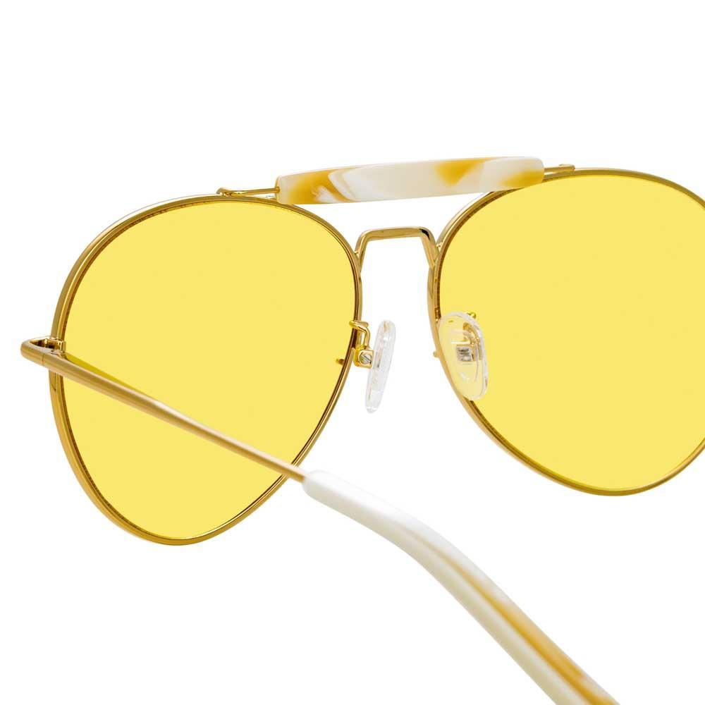 Color_DVN187C2SUN - Dries Van Noten 187 C2 Aviator Sunglasses