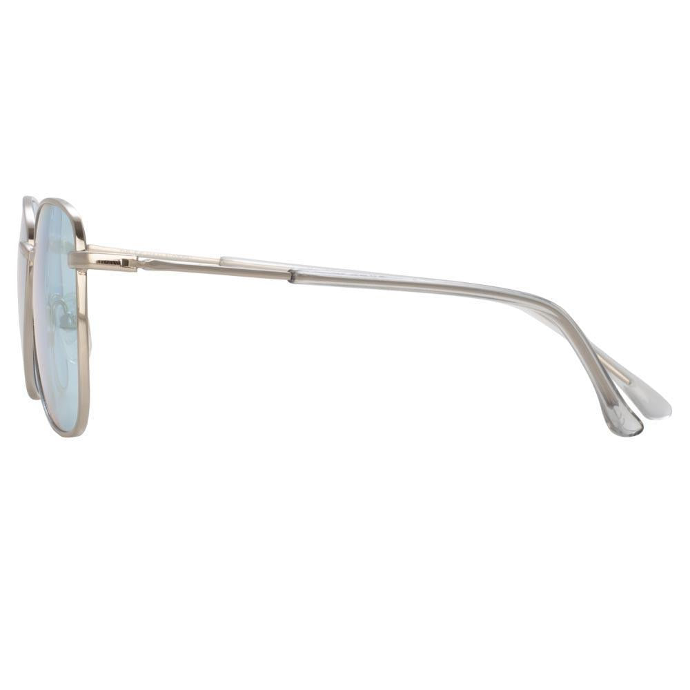 Color_DVN197C2SUN - Dries Van Noten 197 Aviator Sunglasses in Silver