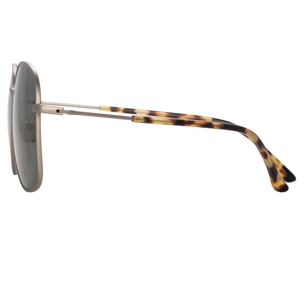 Color_DVN199C5SUN - Dries Van Noten 199 Aviator Sunglasses in Silver