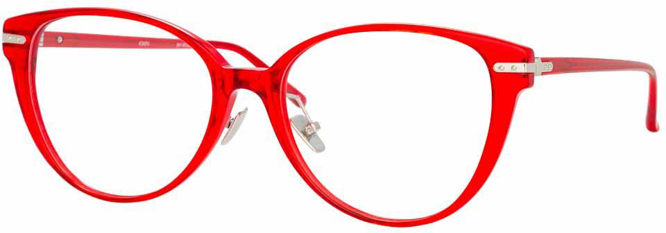 Color_LF26C6OPT - Linda Farrow Linear Arch C6 Cat Eye Optical Frame