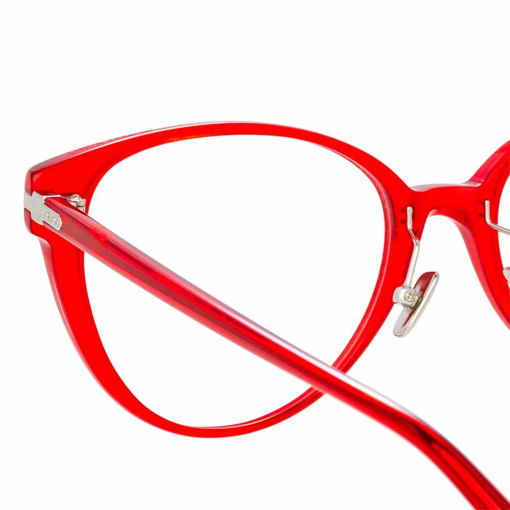 Color_LF26C6OPT - Linda Farrow Linear Arch C6 Cat Eye Optical Frame
