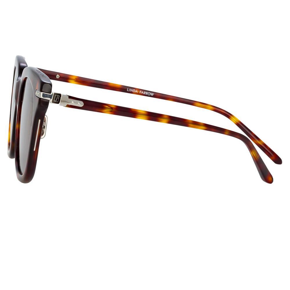 Color_LF28C6SUN - Empire D-Frame Sunglasses in Tortoiseshell