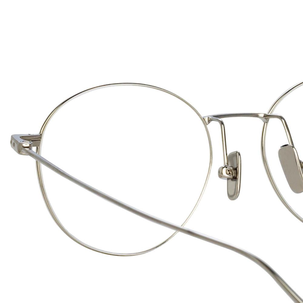 Color_LF33C2OPT - Mayne Oval Optical Frame in White Gold