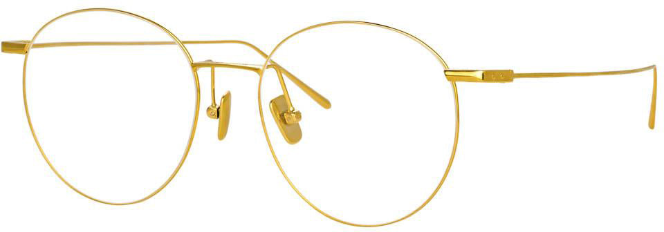 Color_LF34C1OPT - Foster Oval Optical Frame in Yellow Gold