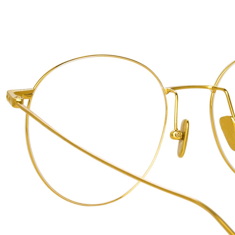 Color_LF34C1OPT - Foster Oval Optical Frame in Yellow Gold