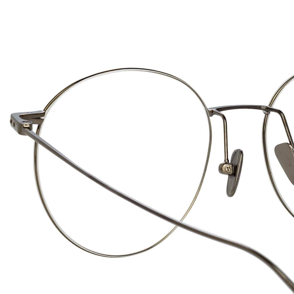 Color_LF34C4OPT - Foster Oval Optical Frame in Nickel