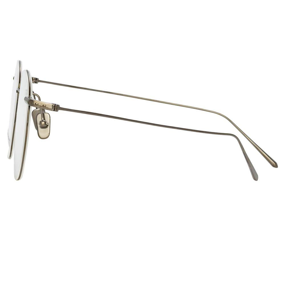 Color_LF34C4OPT - Foster Oval Optical Frame in Nickel