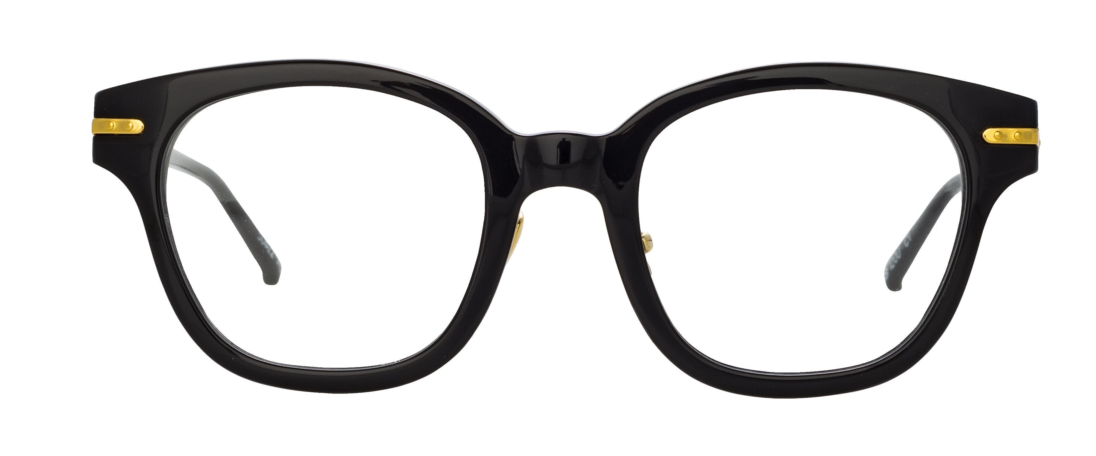 Color_LF42C1OPT - Atkins Optical D-Frame in Black and Clear