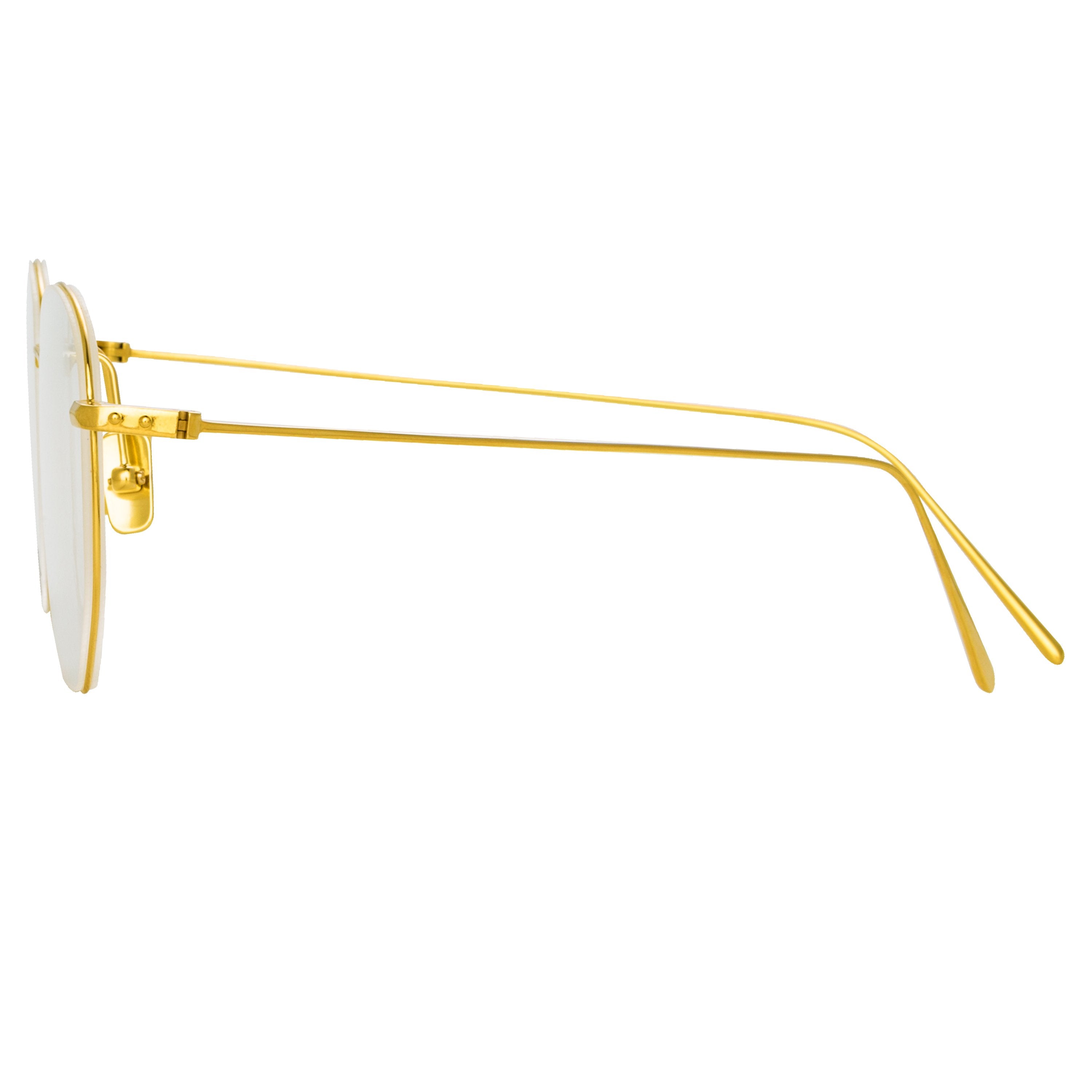 Color_LF44C1OPT - Rohe Angular Optical Frame in Yellow Gold