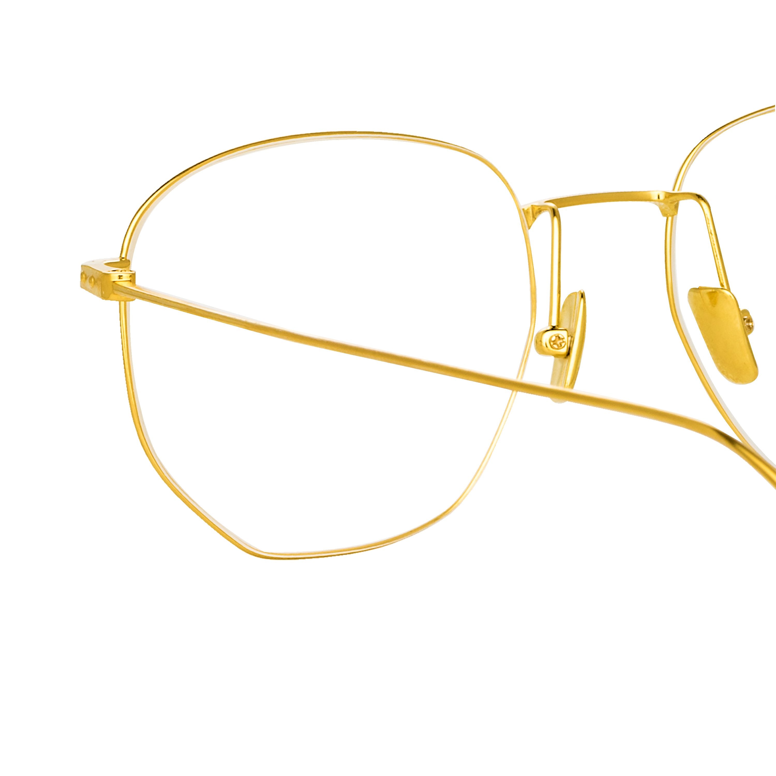Color_LF44C1OPT - Rohe Angular Optical Frame in Yellow Gold