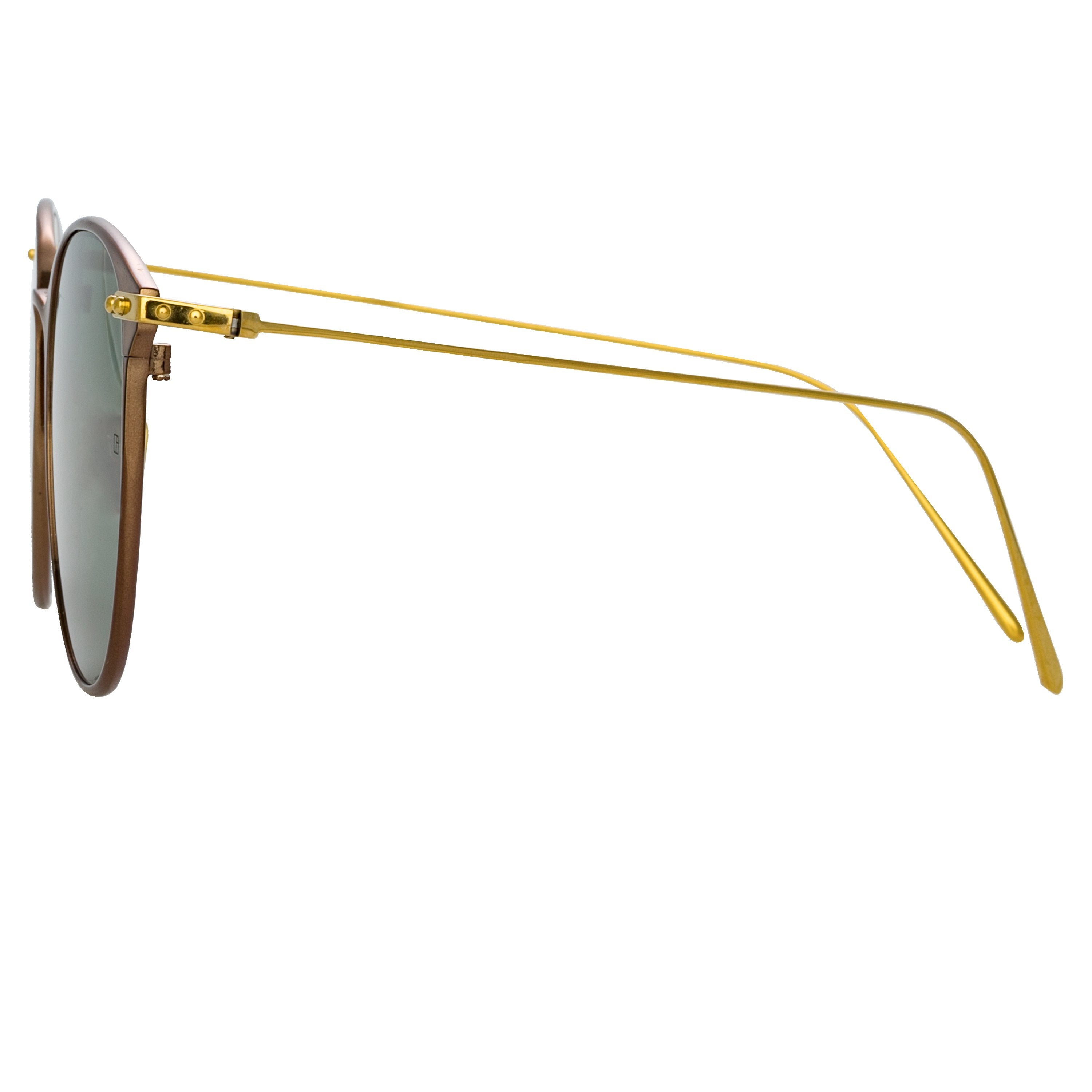 Color_LF45C5SUN - Sophia Oval Sunglasses in Brown