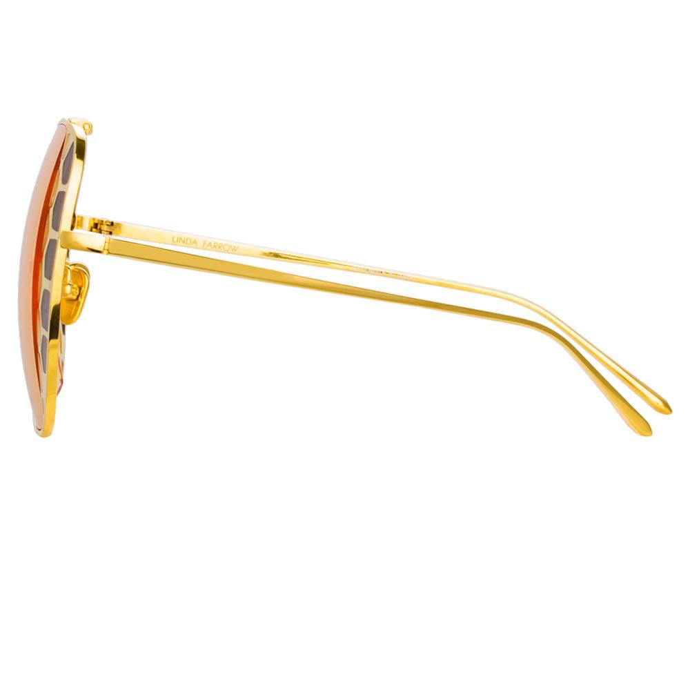 Color_LFL1003C1SUN - Amelia Oversized Sunglasses in Yellow Gold