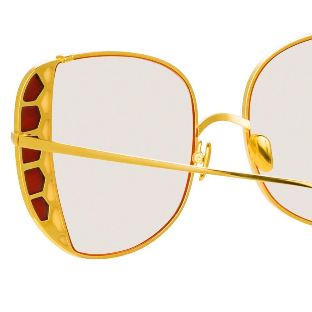 Color_LFL1003C1SUN - Amelia Oversized Sunglasses in Yellow Gold