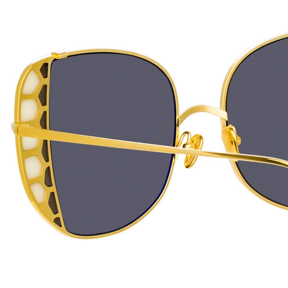 Color_LFL1003C2SUN - Amelia Oversized Sunglasses in Yellow Gold