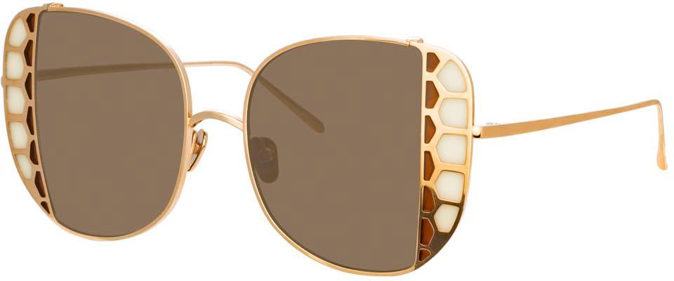 Color_LFL1003C5SUN - Amelia Oversized Sunglasses in Rose Gold