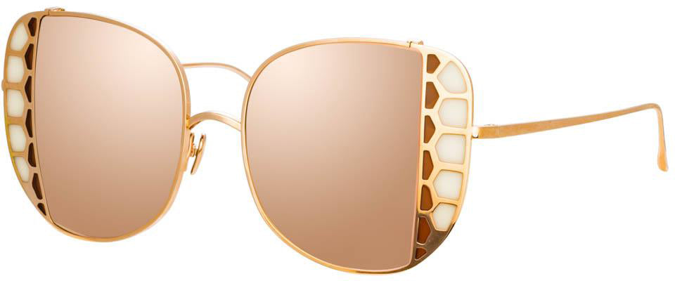 Color_LFL1003C6SUN - Amelia Oversized Sunglasses in Rose Gold