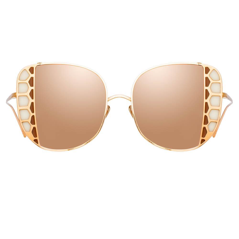 Color_LFL1003C6SUN - Amelia Oversized Sunglasses in Rose Gold