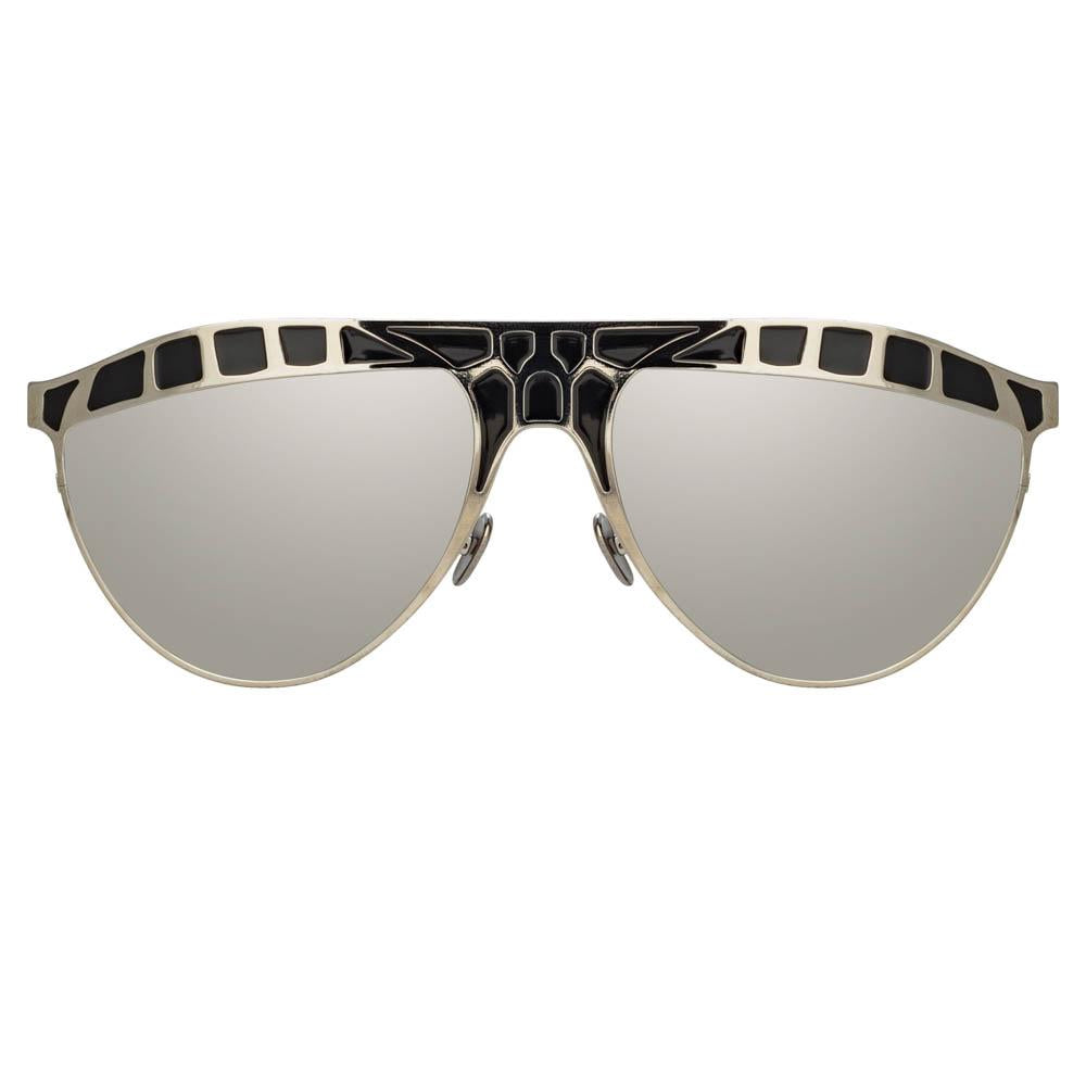Color_LFL1005C5SUN - Huston Aviator Sunglasses in White Gold