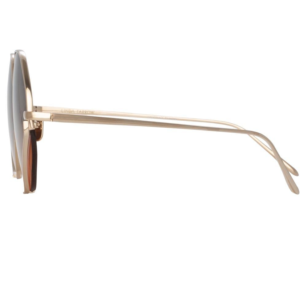 Color_LFL1010C2SUN - Fawcet Hexagon Sunglasses in Yellow Gold