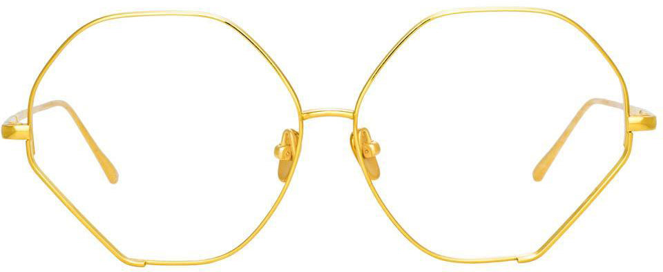 Color_LFL1010C6OPT - Fawcet Hexagon Optical Frame in Yellow Gold