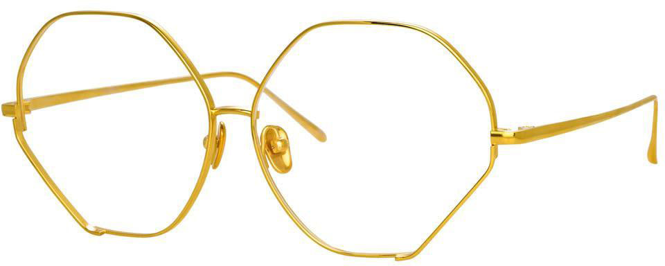 Color_LFL1010C7OPT - Fawcet Hexagon Optical Frame in Light Gold