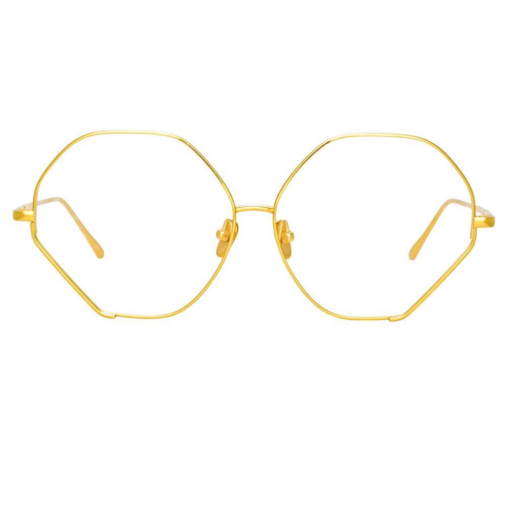 Color_LFL1010C7OPT - Fawcet Hexagon Optical Frame in Light Gold