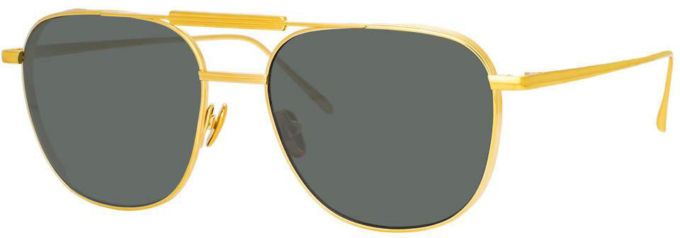 Color_LFL1014C1SUN - Wilder Aviator Sunglasses in Yellow Gold