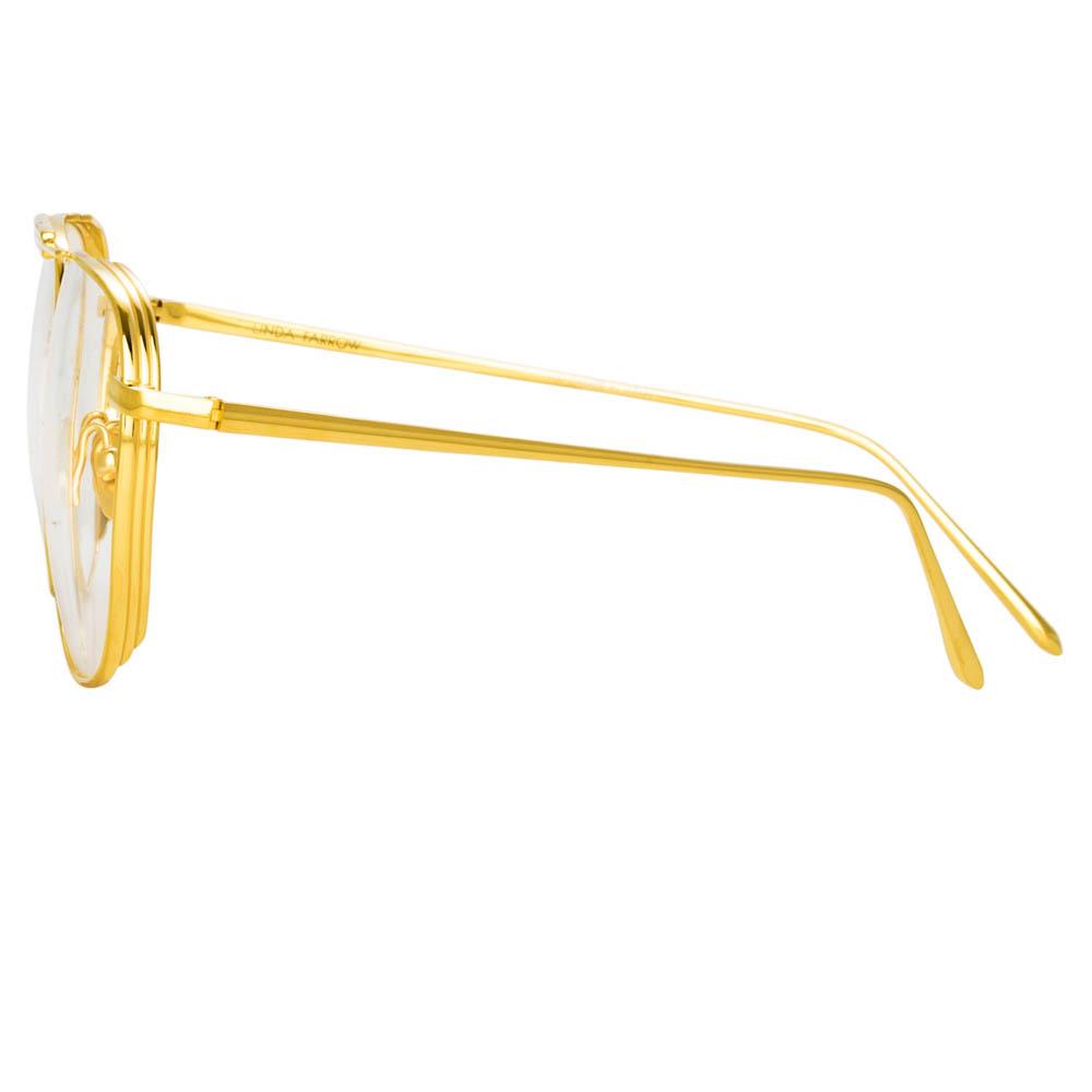 Color_LFL1014C5OPT - Wilder Aviator Optical Frame in Yellow Gold