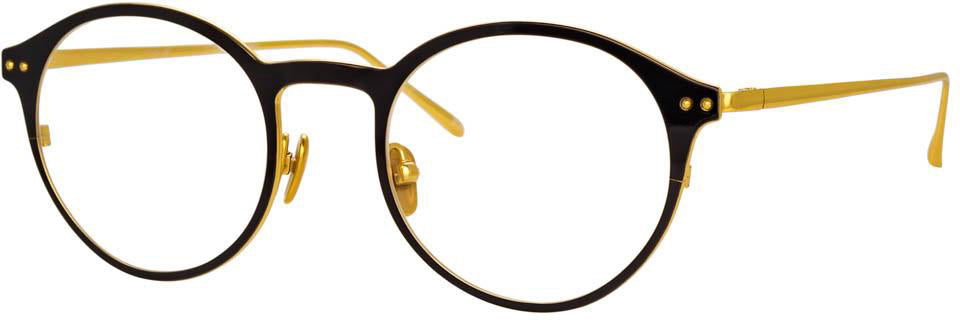Color_LFL1017C1OPT - Lee Oval Optical Frame in Black