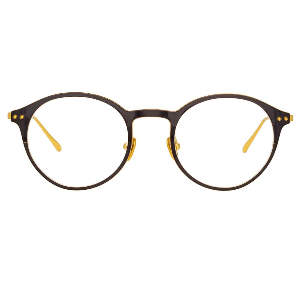 Color_LFL1017C1OPT - Lee Oval Optical Frame in Black